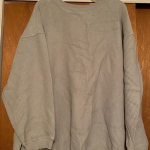 aerie new love corded oversized sweatshirt